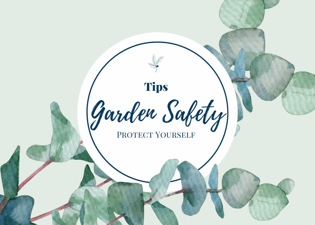 cover photo - garden safety tips